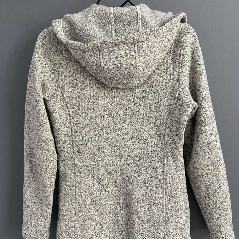 North Face Heather Gray Hooded Jacket